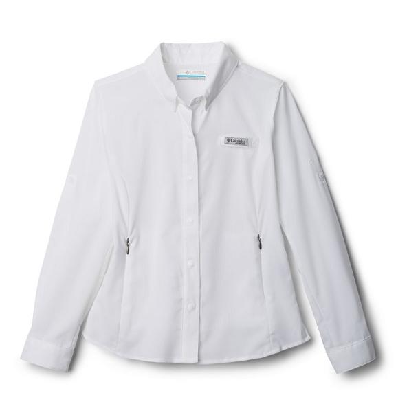 Columbia PFG Tamiami Shirts Girls White USA (US1843267)